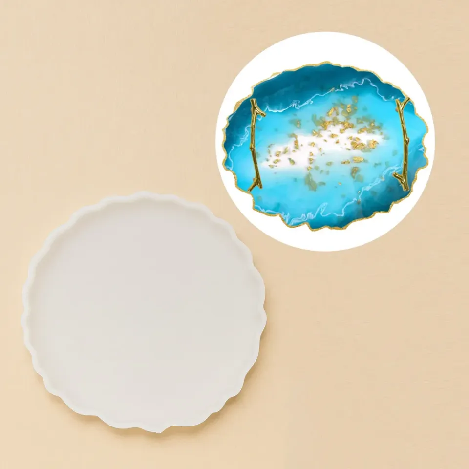 Naturesin Stampo Vassoio Tondo 26,2 cm silicone per resina