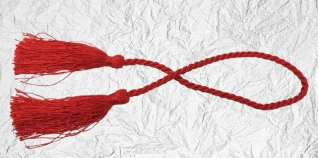 Deco Foam DF00473 nappa decorativa rossa grande 51cm