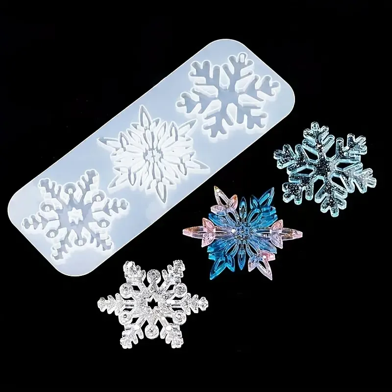 Naturesin stampo 3 fiocchi di neve decorazioni 23 cm