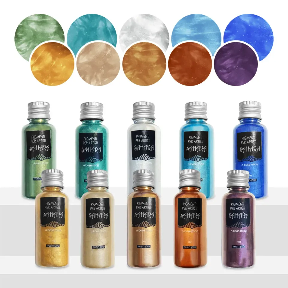 Naturesin Sahara Pearline pigmenti resina 10 colori 100 g perlati
