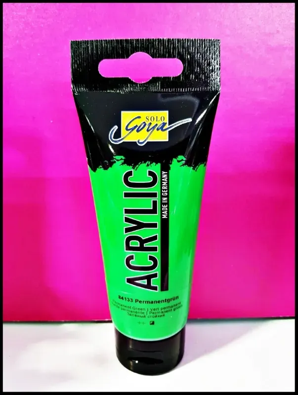 Solo Goya Acrylic colore acrilico 100 ml verde permanente