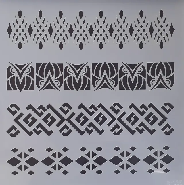 Decofoam Stencil BR035 30x30cm Riutilizzabile