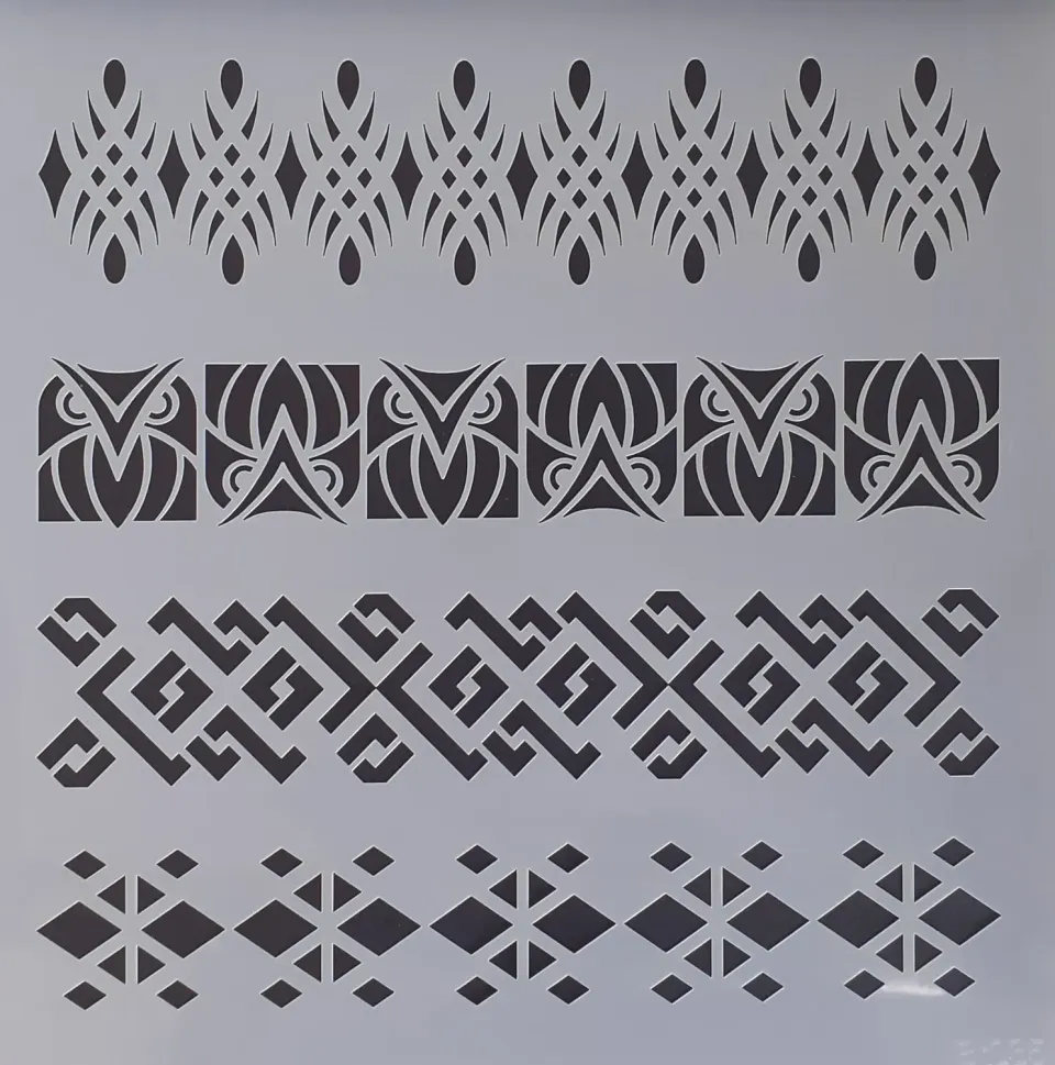 Decofoam Stencil BR035 30x30cm Riutilizzabile