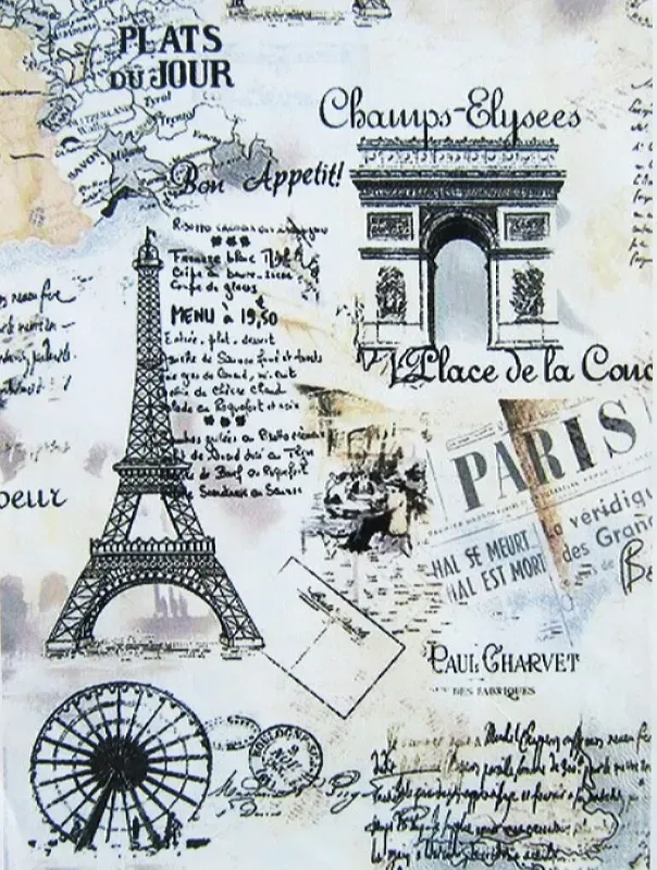 Tela TT-180 carta di riso adesiva decoupage