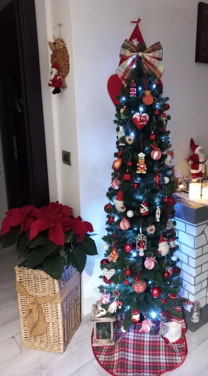 Giodicart Erland albero di Natale slim 180 cm realistico