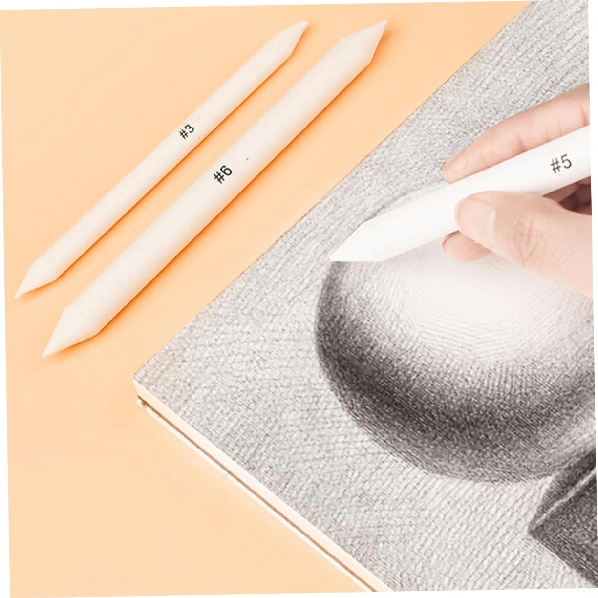 Angoily Kit Disegno 6 Pezzi Sfumini Gomme Principianti