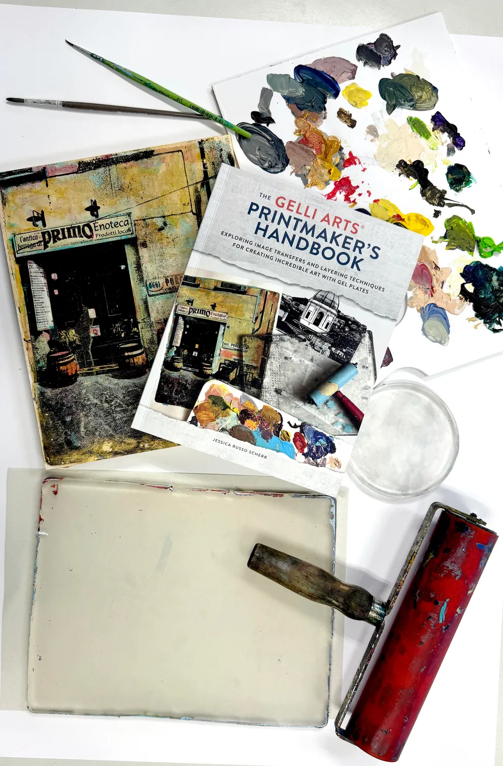 Gelli Arts Printmakers Handbook libro Jessica Russo Scherr