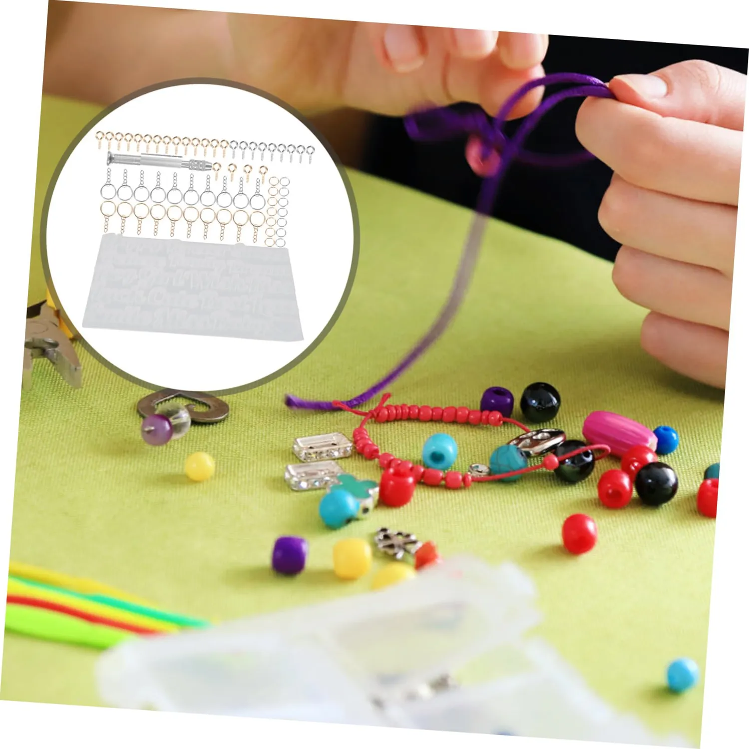 Angoily Stampo Silicone Alfabeto Portachiavi Resina Lettere