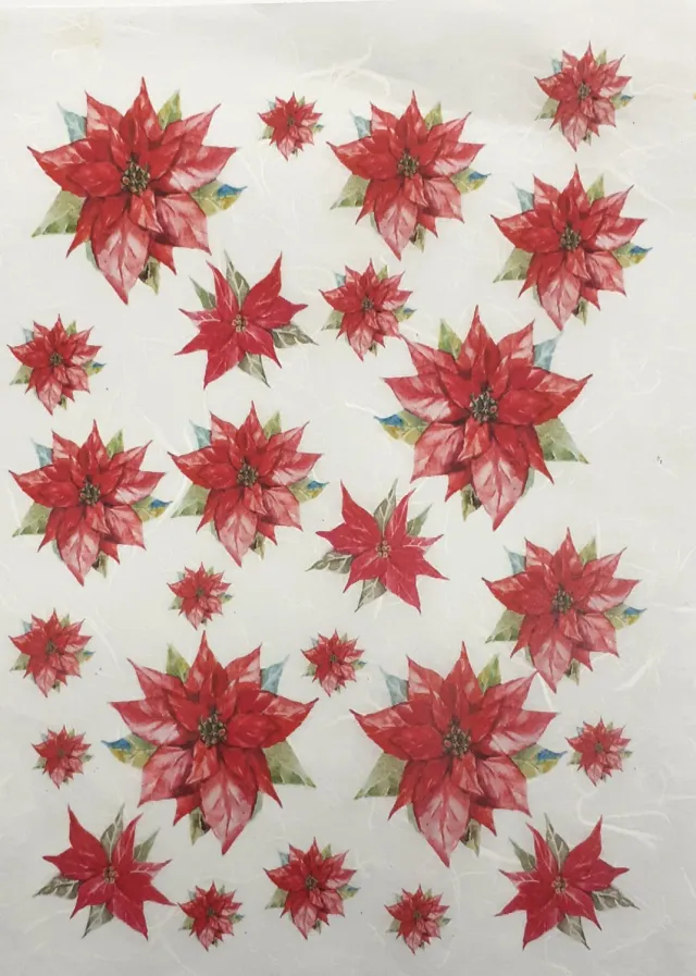 MRS-338 Carta Riso Decoupage Floreale Miscelabile