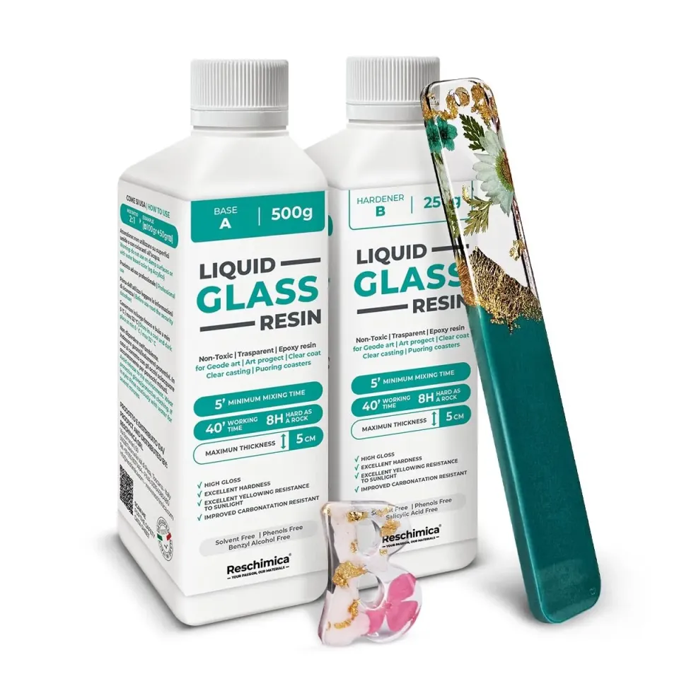 Reschimica Liquid Glass resina epossidica 750 g