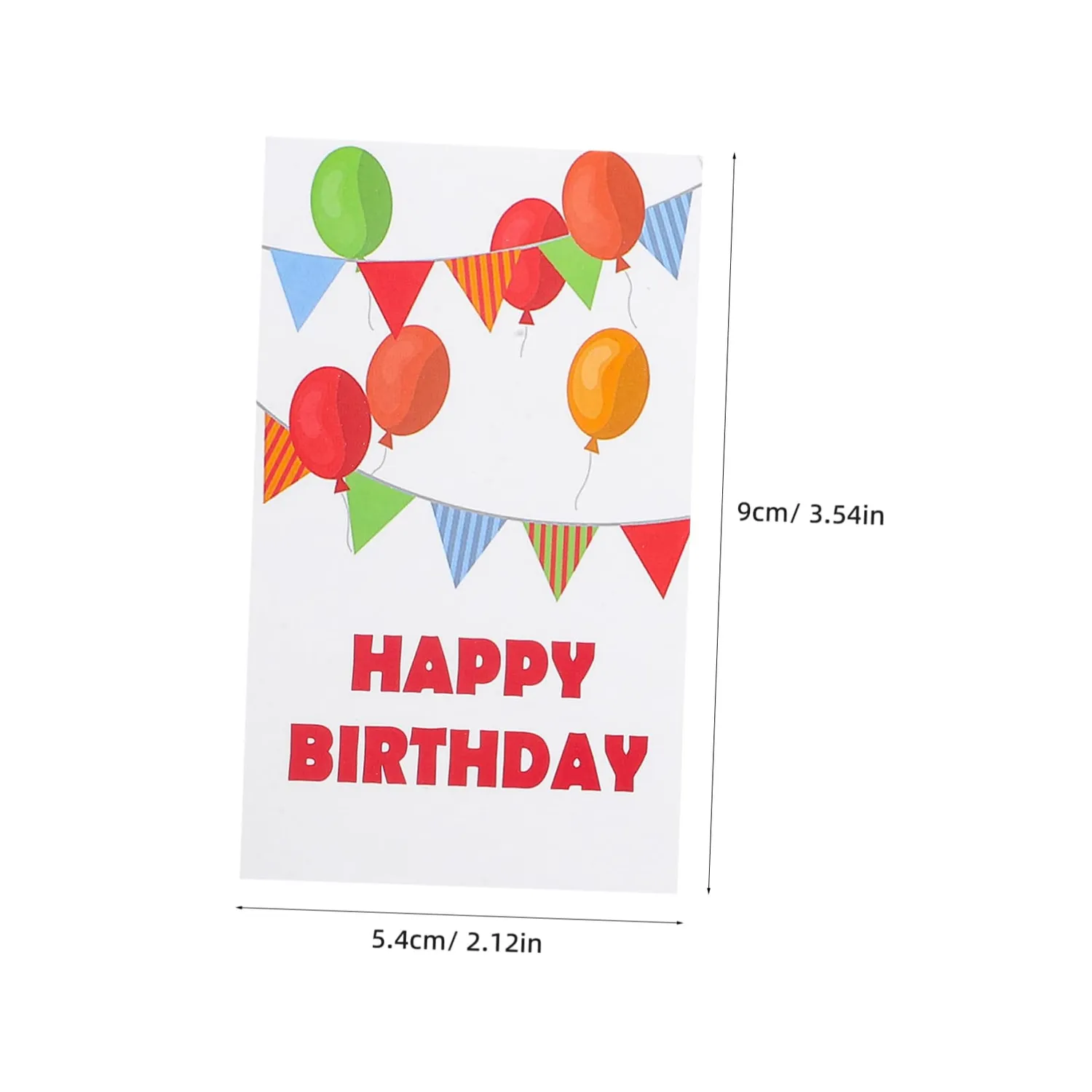 Angoily Biglietti Compleanno Assortiti 150 Pezzi con buste colorati