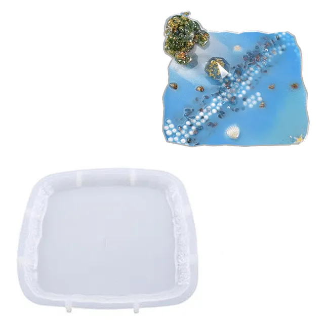 Naturesin Stampo Silicone Quadrato Vassoio 14,7 cm 4 Pezzi
