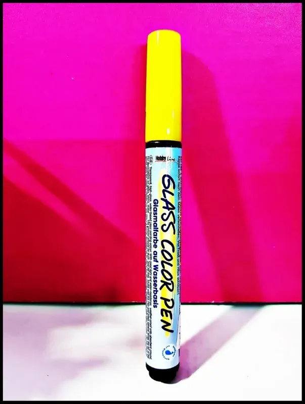 Kreul Glass ColorPen Pennarello Vetro Giallo