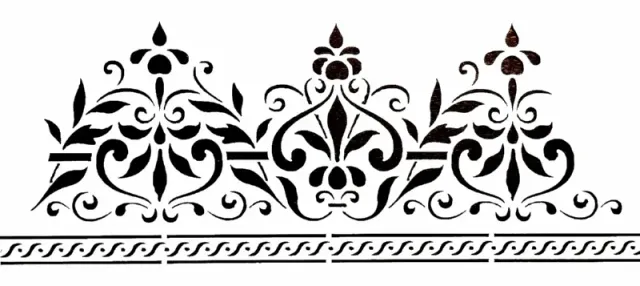 Decofoam BR014 Stencil 30x15 cm Riutilizzabile