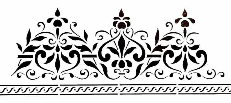 Decofoam BR014 Stencil 30x15 cm Riutilizzabile