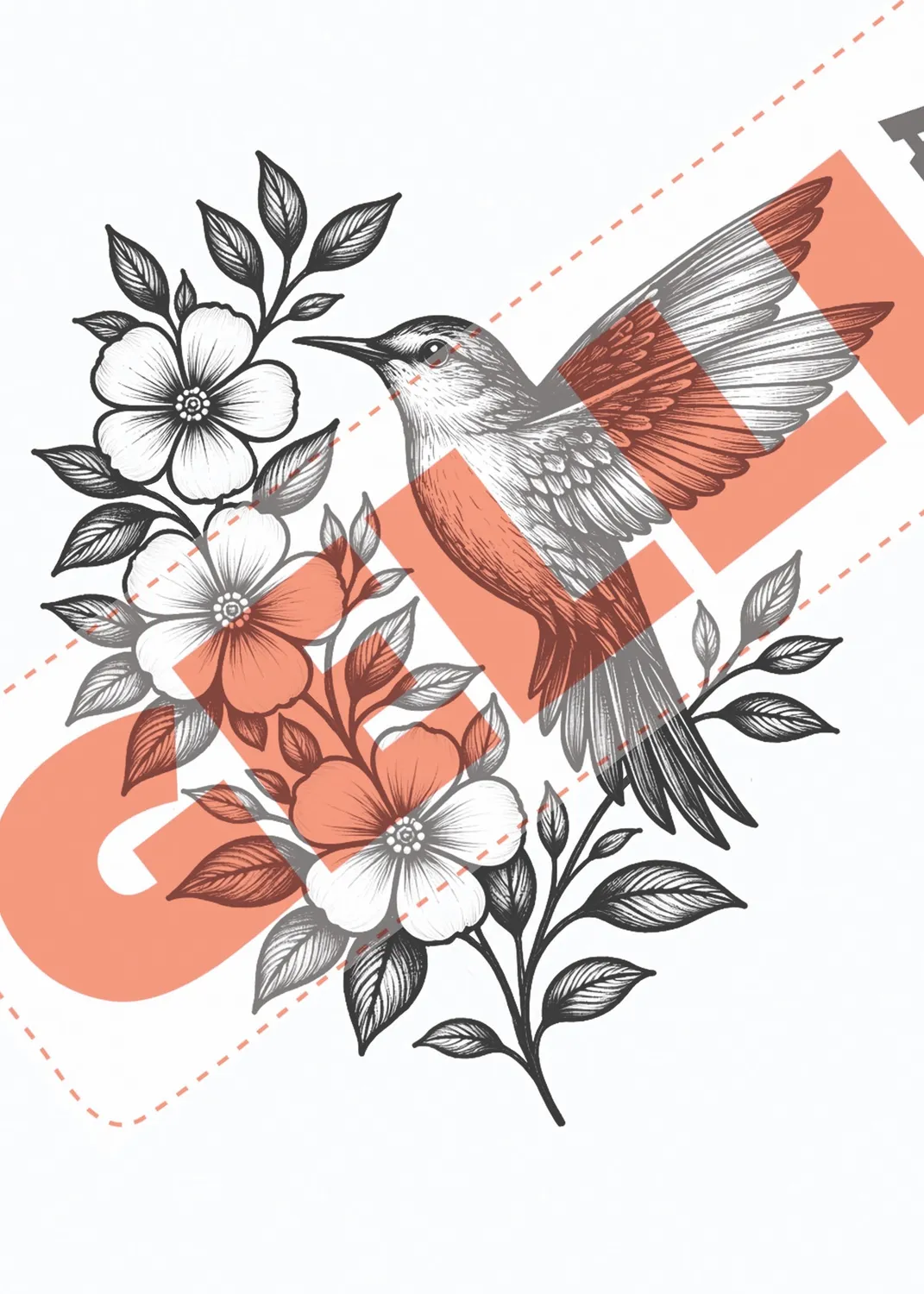 Gelli Arts Flora & Flight kit transfer 20 fogli motivo fiori