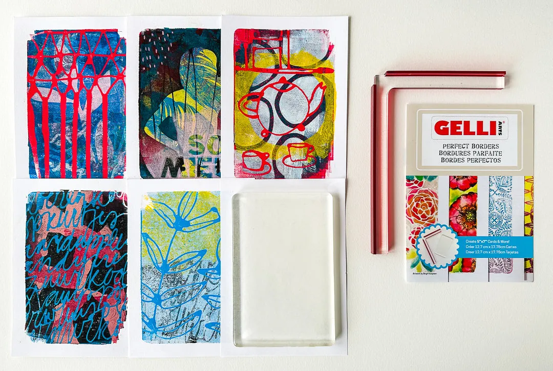 Gelli Arts Mini Placement Tool attrezzo 10 pezzi registrazione