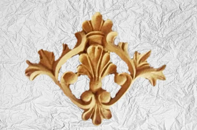 Deco Foam Fiore 212 fregio 3x3 cm in pasta legno