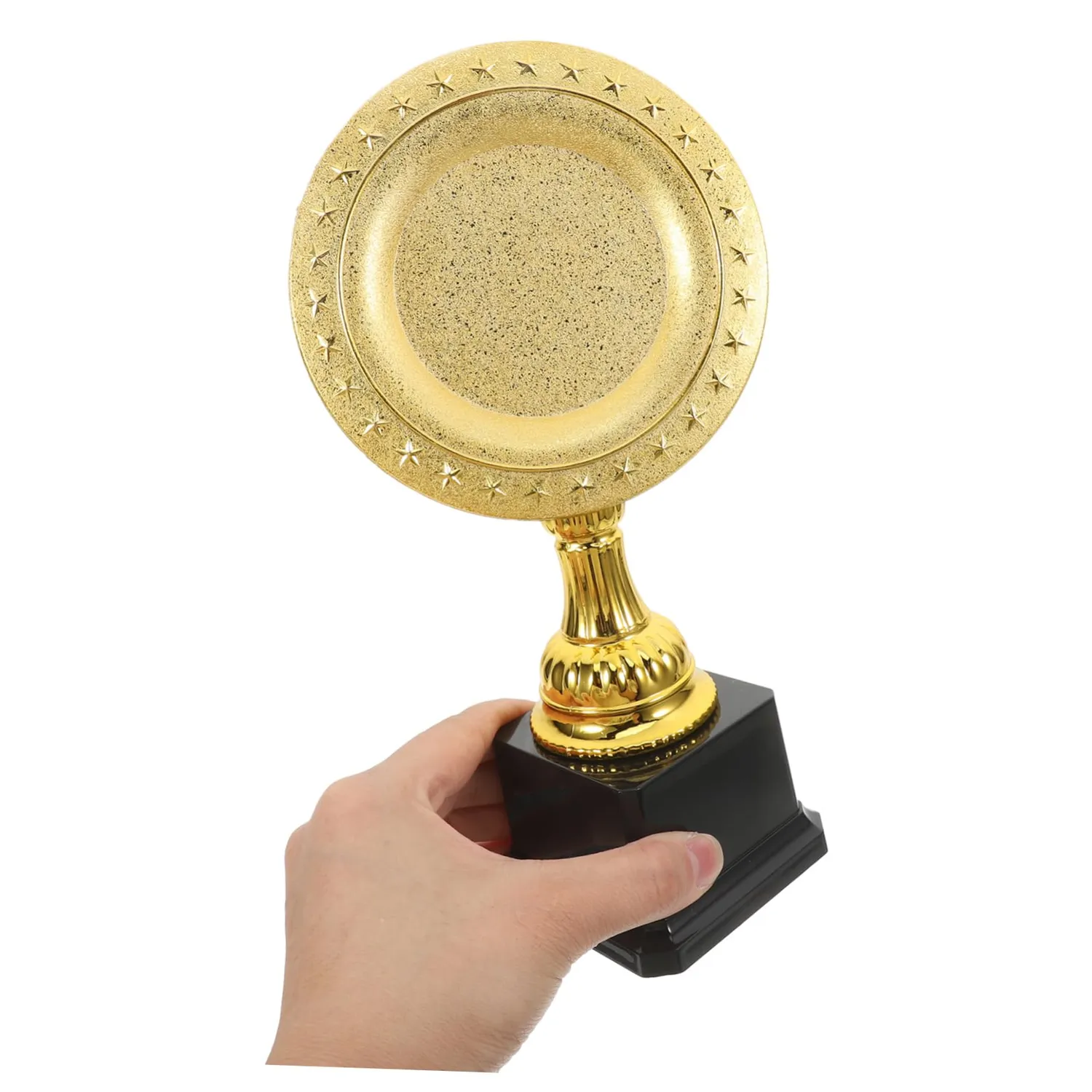 Angoily Coppa Trofeo Oro Plastica 26,5 cm Feste Scuola