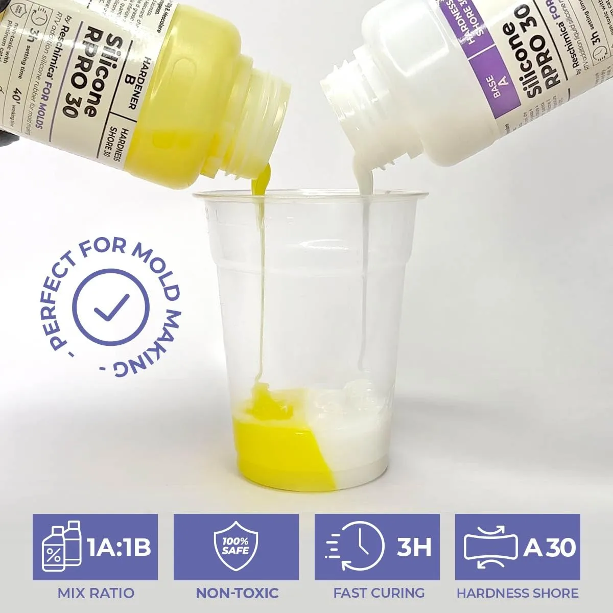 Reschimica R PRO 30 silicone per stampi 4 kg duro