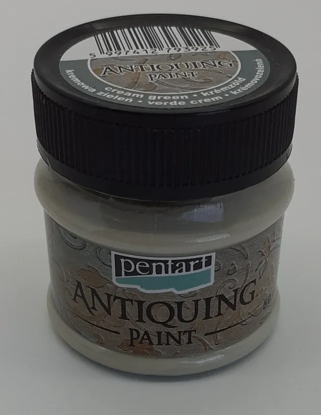 Pentart Antiquing Paint Effetto Antico 50 ml Verde Cremoso