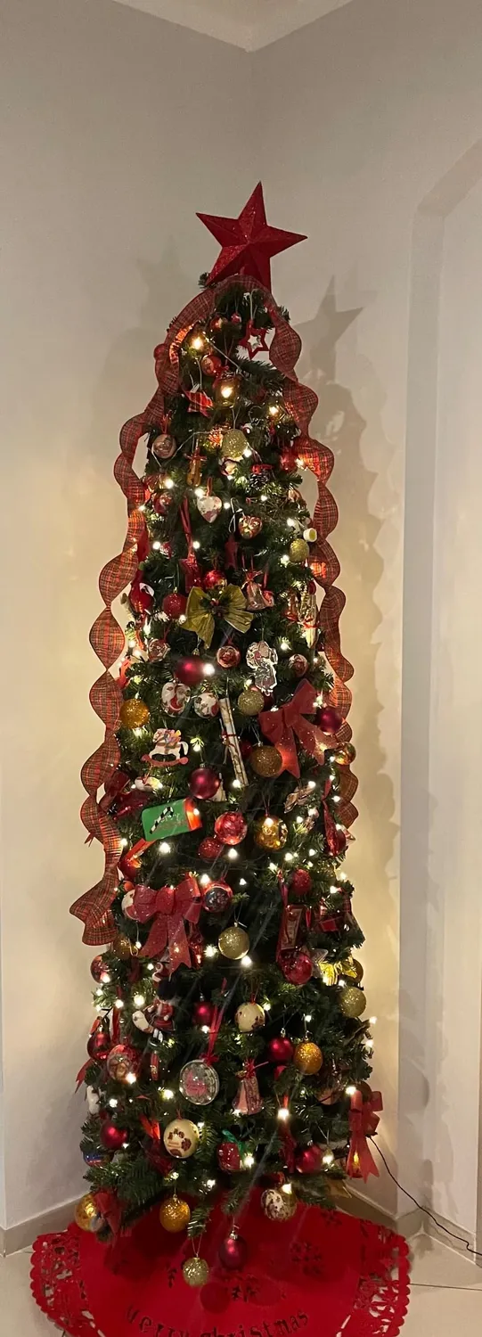 Giodicart Erland albero di Natale slim 180 cm realistico