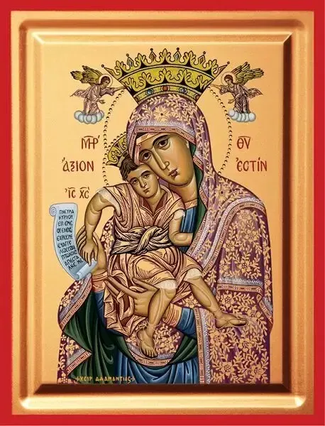 Deco Foam DF0532 carta di riso Axion Esti icona religiosa
