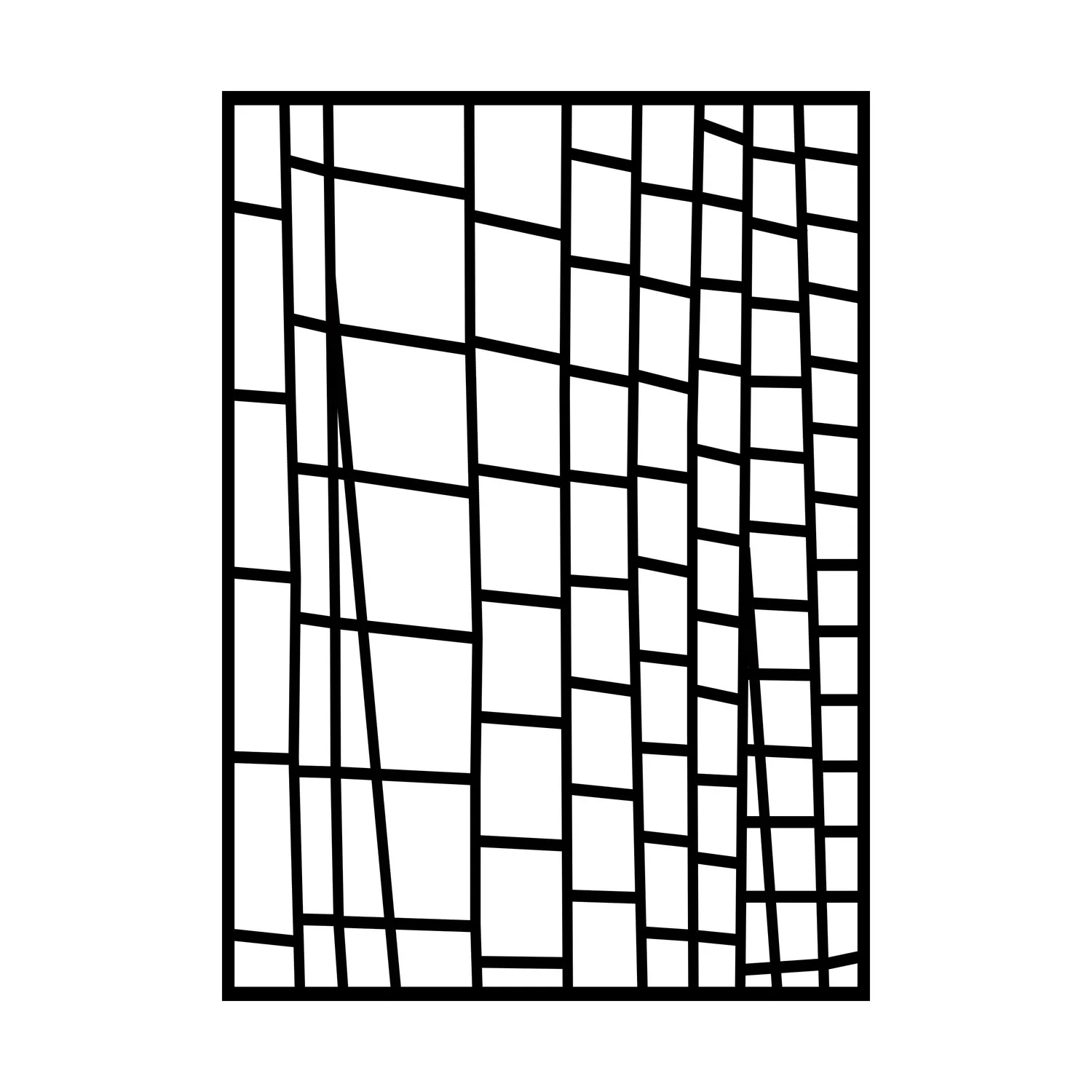 Gelli Arts Ladder stencil architettura 5x7 riutilizzabile