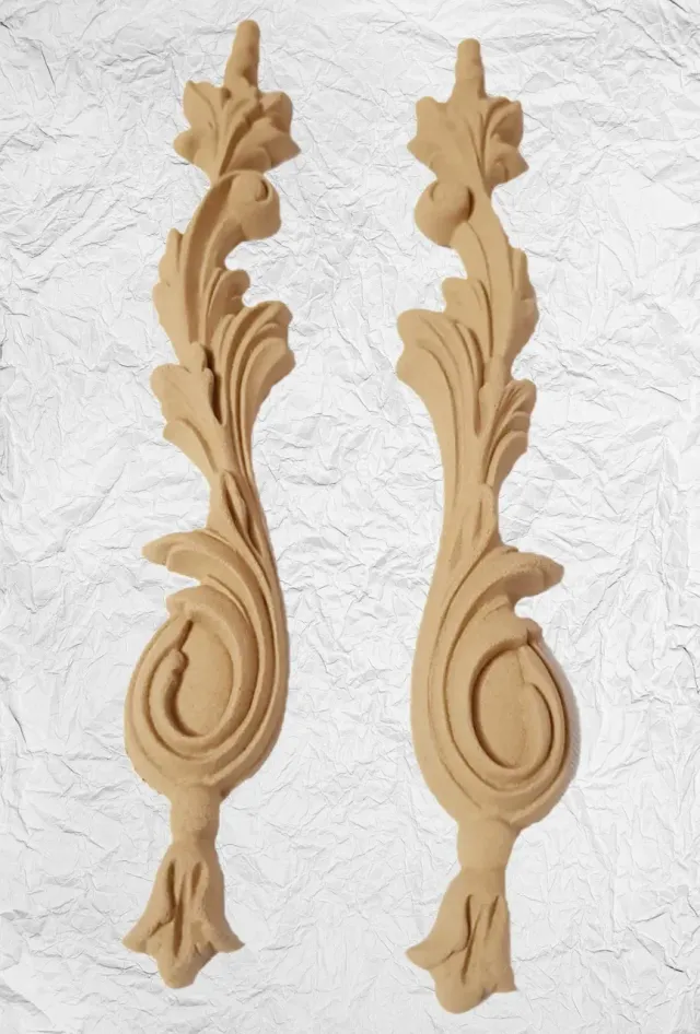 Deco Foam 1304 fregio legno vintage 23,5x4cm 2pz