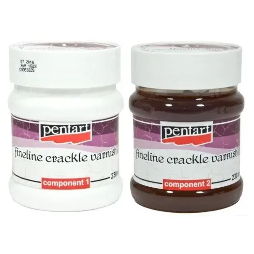 Pentart Fineline kit craquelé 2 componenti 2x230 ml