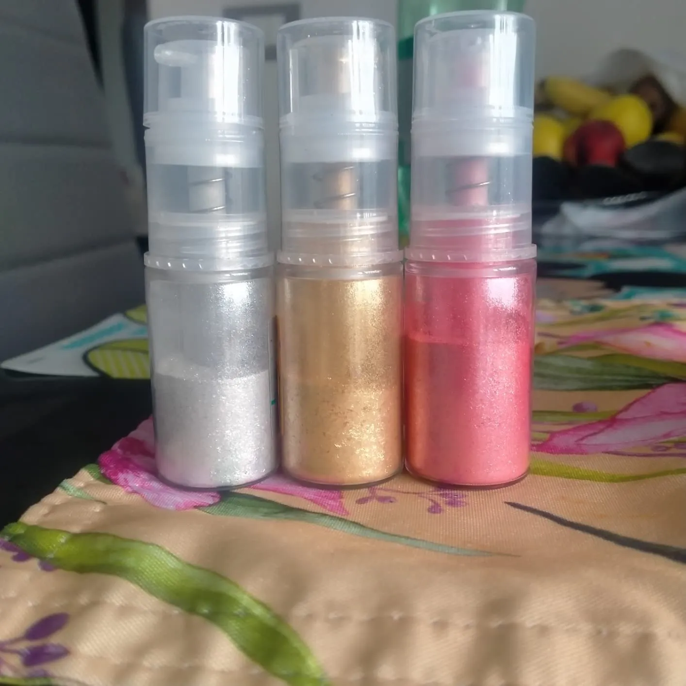 Sigwong Set Glitter Commestibili 8 colori 8x3 gr shimmer