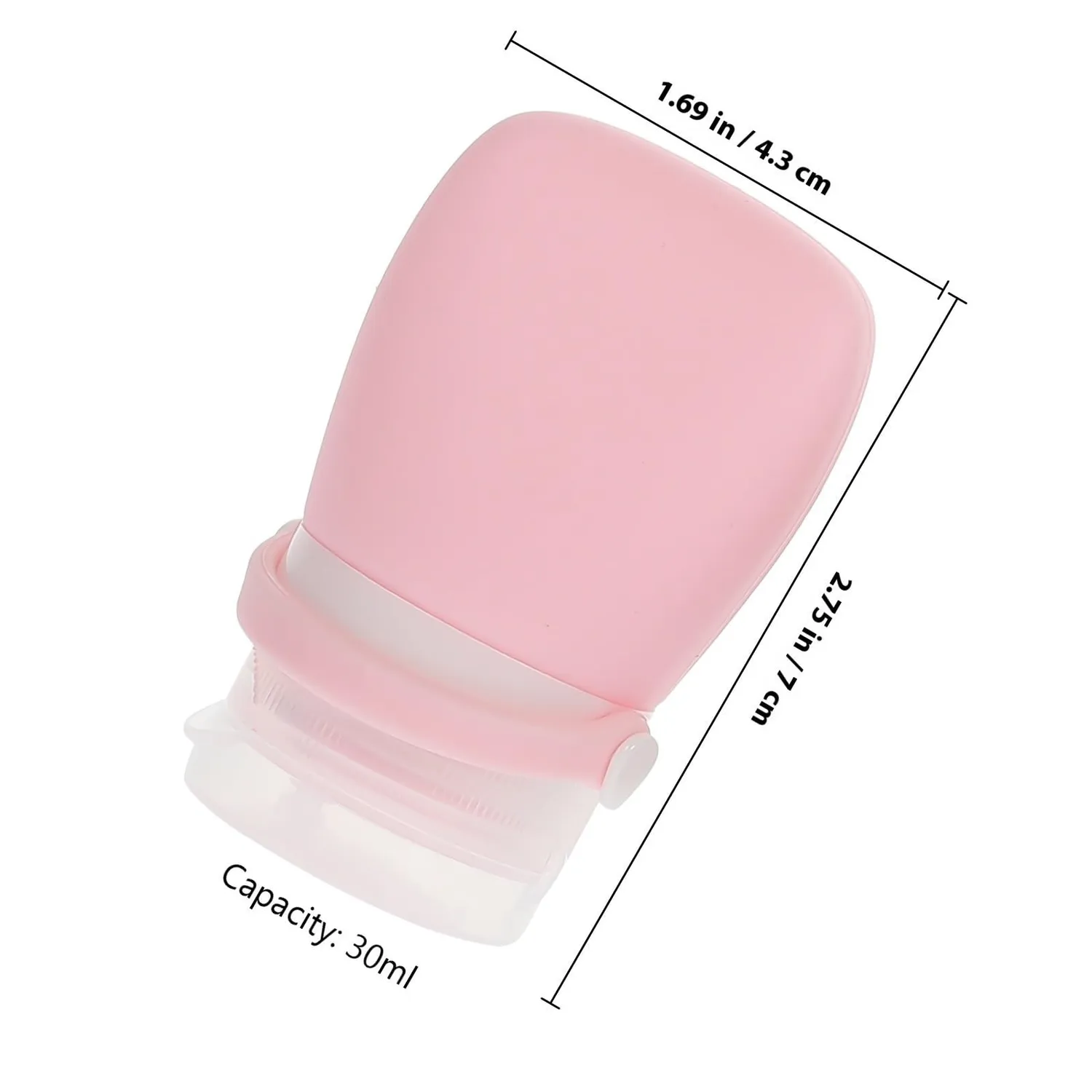 Angoily Flaconi Viaggio Silicone 30ml 4 Pezzi Antigoccia