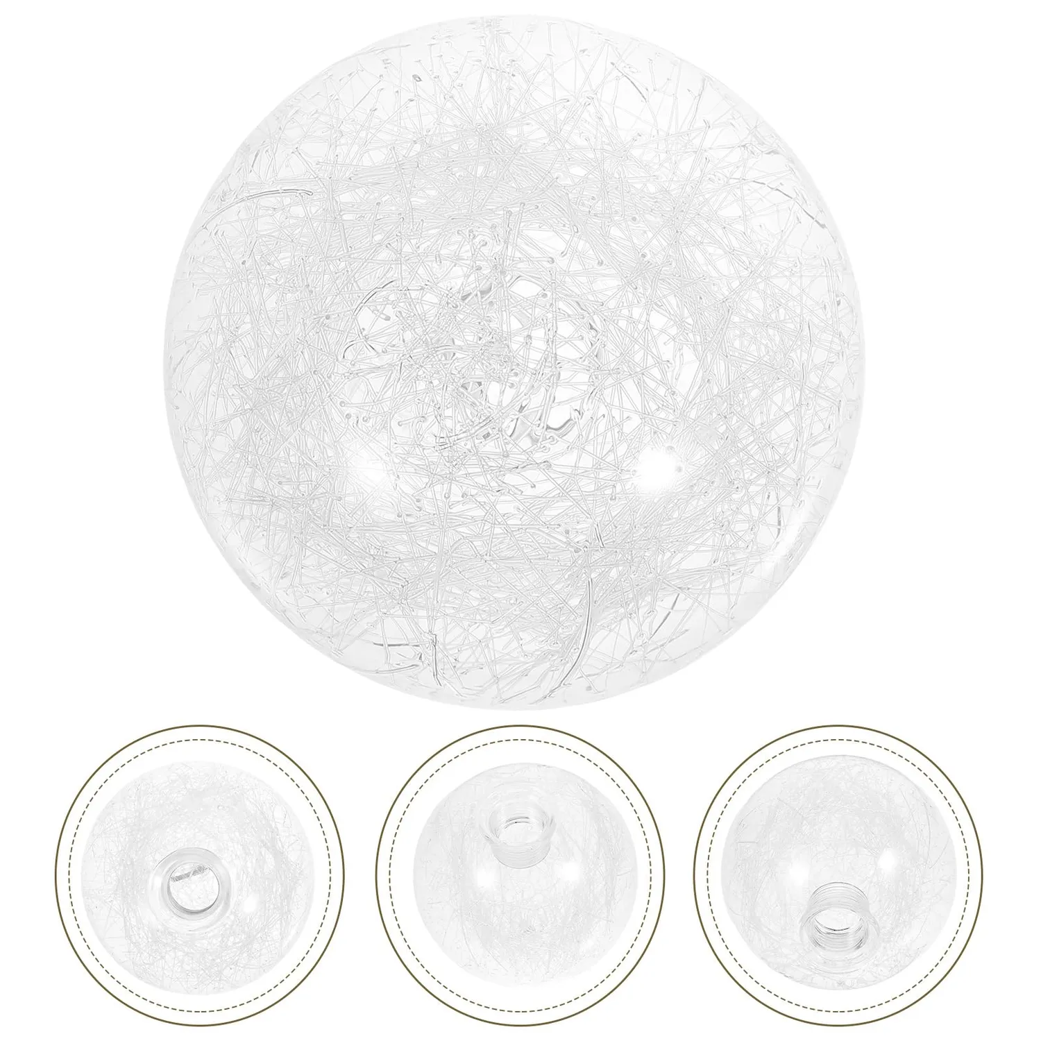 Angoily Sfera Paralume Vetro G9 10 cm Trasparente