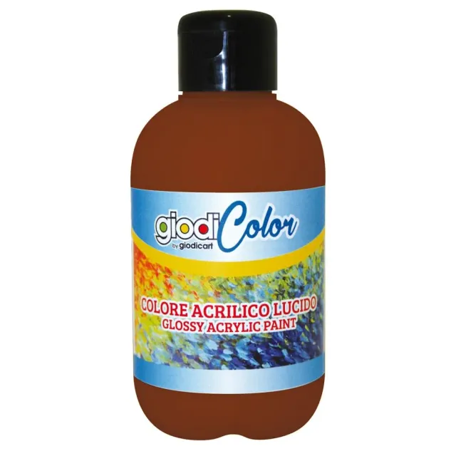 Giodicart Giodicolor tempera acrilica 500 ml marrone intenso