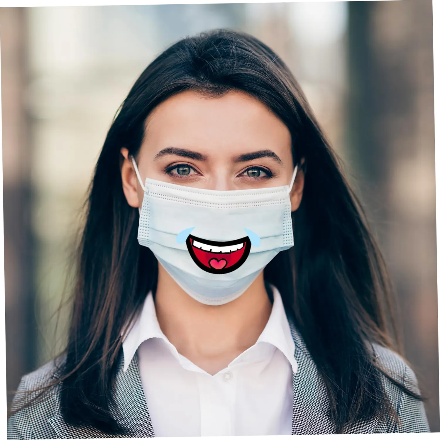 Angoily Adesivi bocca cartoon 10 fogli per bambole DIY