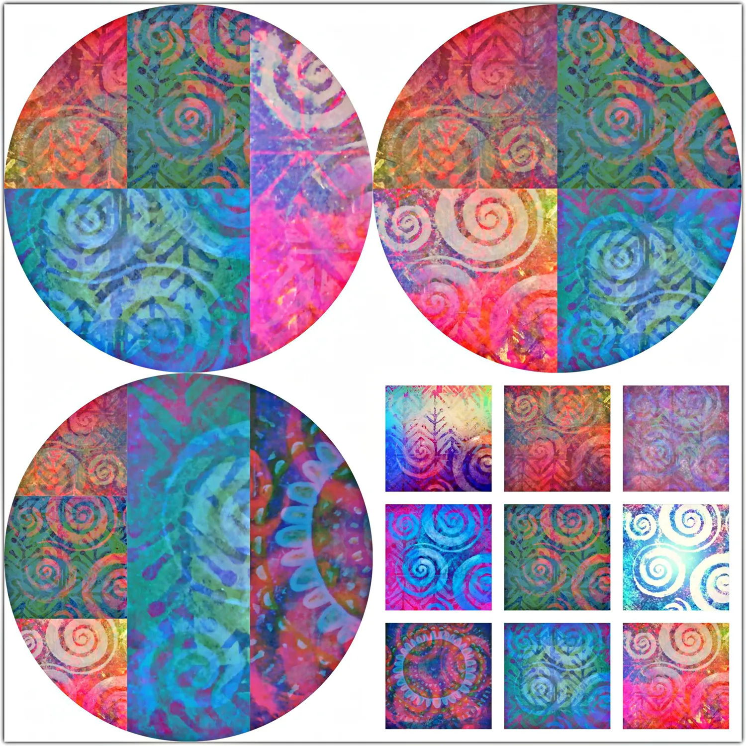 Gelli Arts piastra gel rotonda 12 pollici riutilizzabile