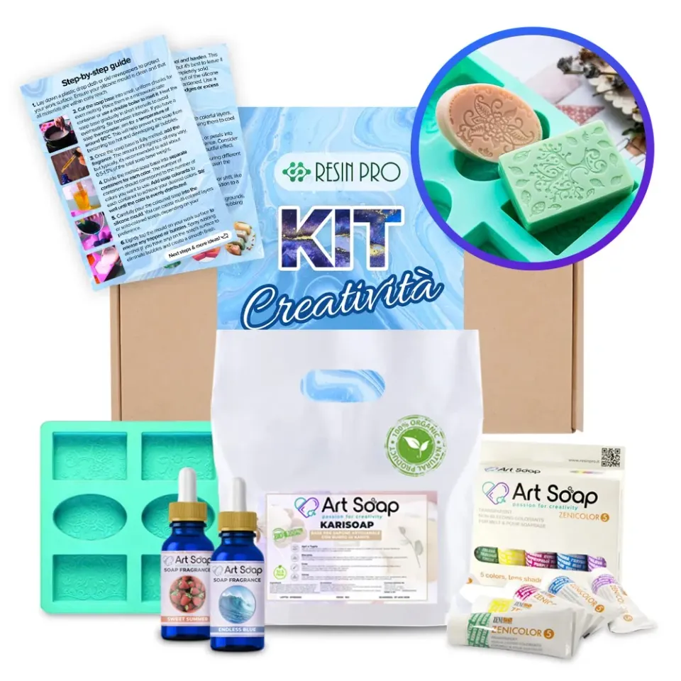 Naturesin Kit Saponette Fai da Te Burro Karitè 1 kg
