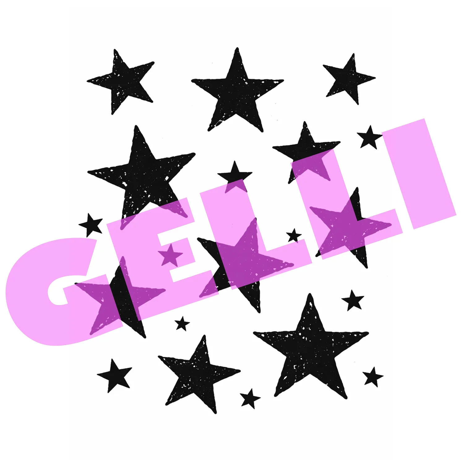 Gelli Arts First Flag & Stars image transfer 20 fogli
