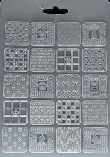 Stamperia K3PTA589 stampo in silicone A5 flessibile