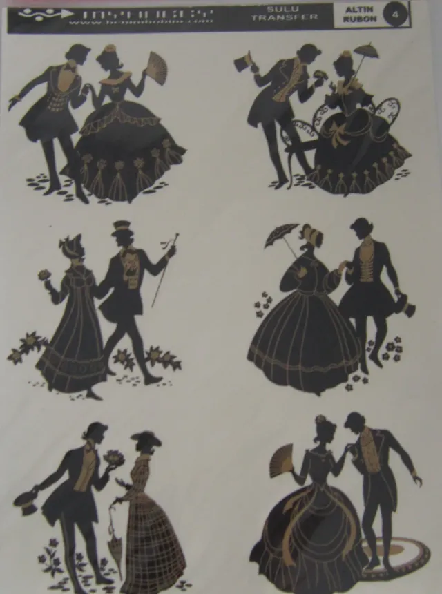 Deco Foam 4 Oro carta di riso 25x35cm decoupage