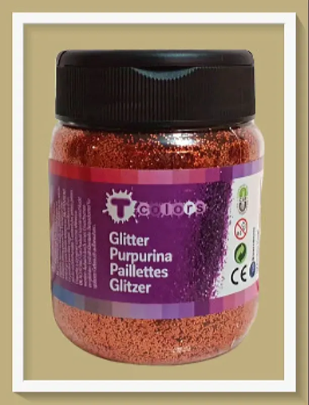 Tcolors D-7937840 polvere glitter 130 g rame brillante