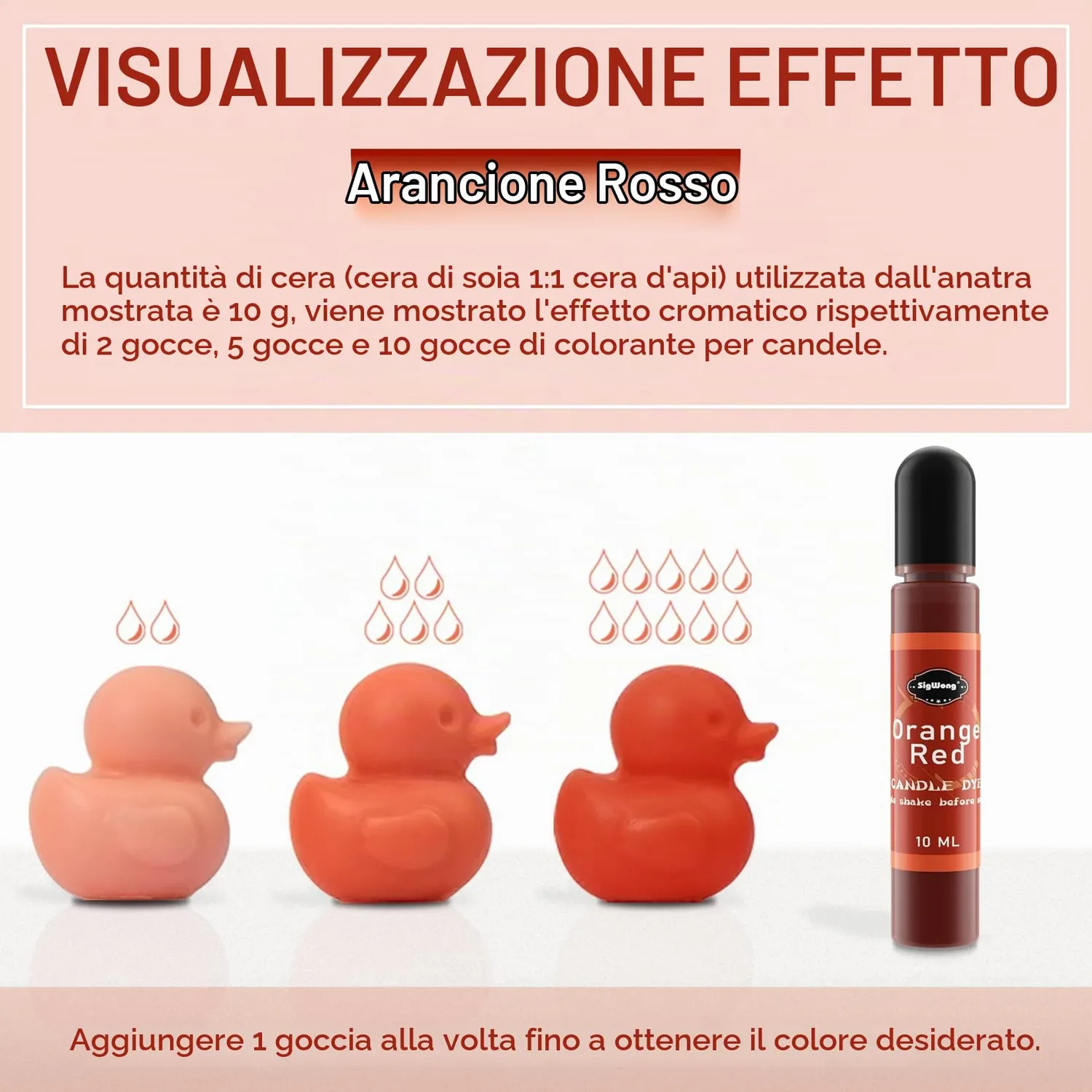 Sigwong tintura liquida per candele 24 colori 10 ml assortiti