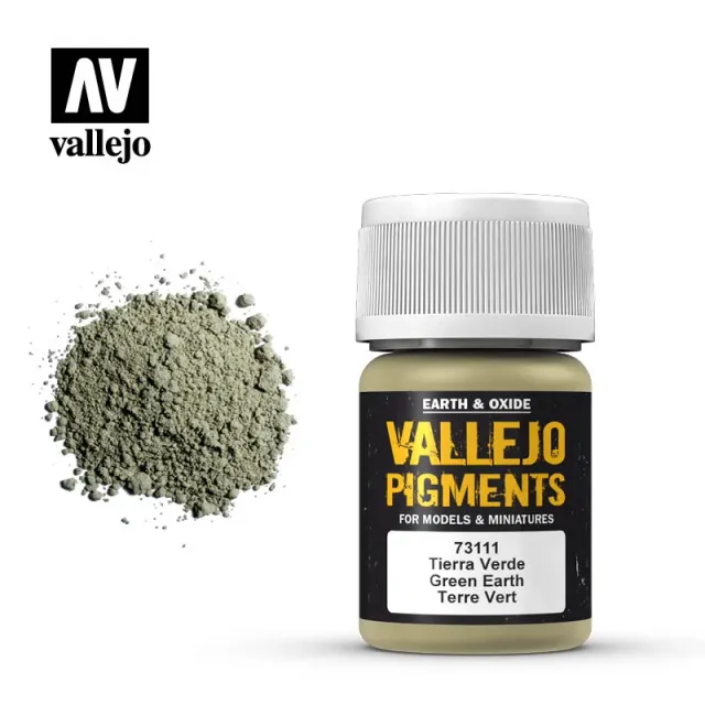 Vallejo Pigment 111 pigmento Green Earth 35 ml opaco