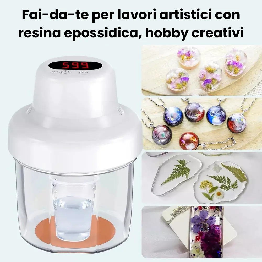 Naturesin Macchina Sottovuoto Resina 98kPa 10min