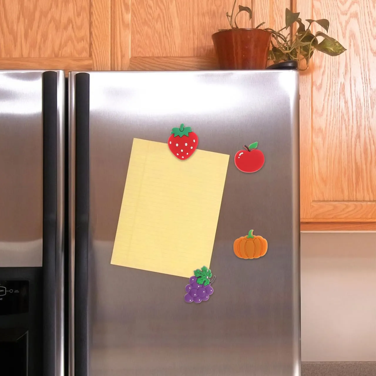 Angoily magneti frigo frutta 10 pezzi calamite colorate bambini