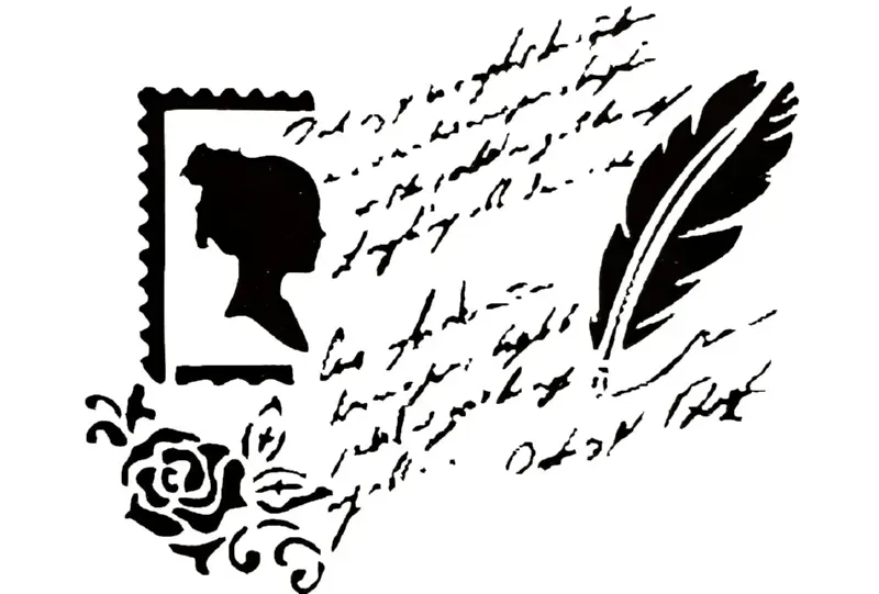 Decofoam YZ011 stencil 30x21 cm riutilizzabile