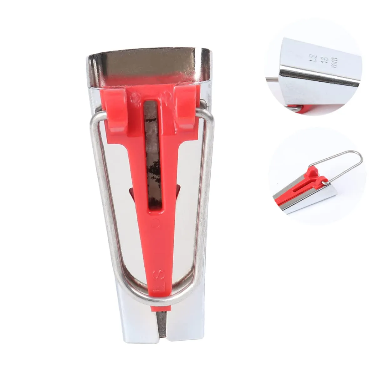 Angoily creatore nastri sbieco tessuto rosso 1 pezzo