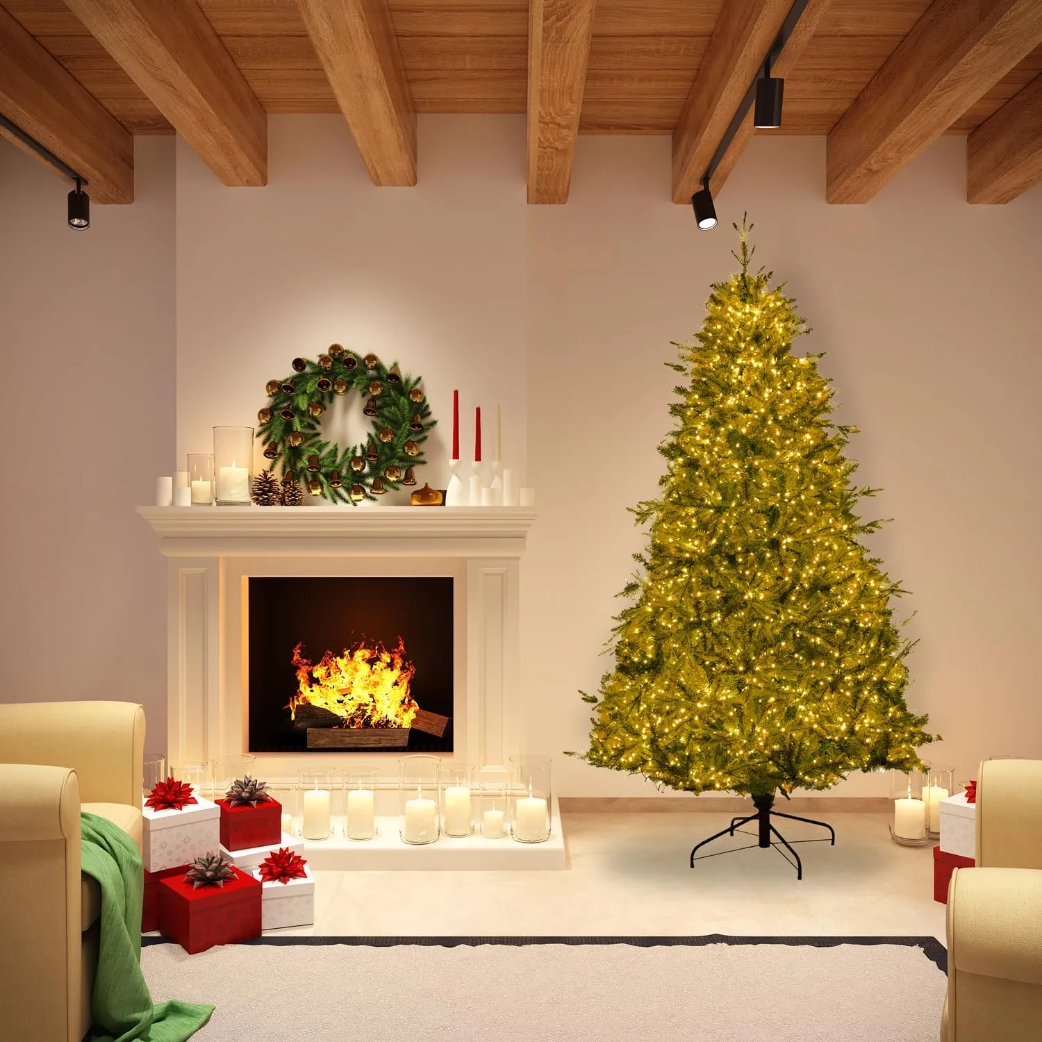 Giodicart Covent Garden albero Natale 240 cm 3500 led extra