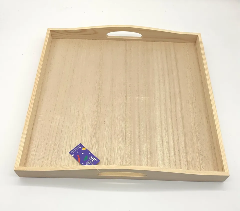 Deco Foam 87885 vassoio legno 40x40 cm grezzo