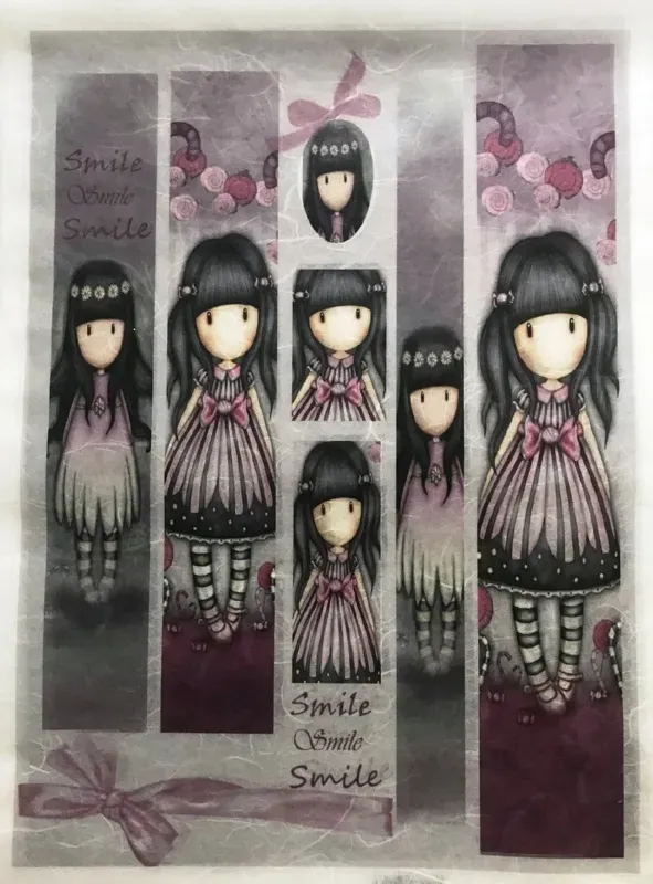 Deco Foam NCF-295 carta di riso decoupage A3